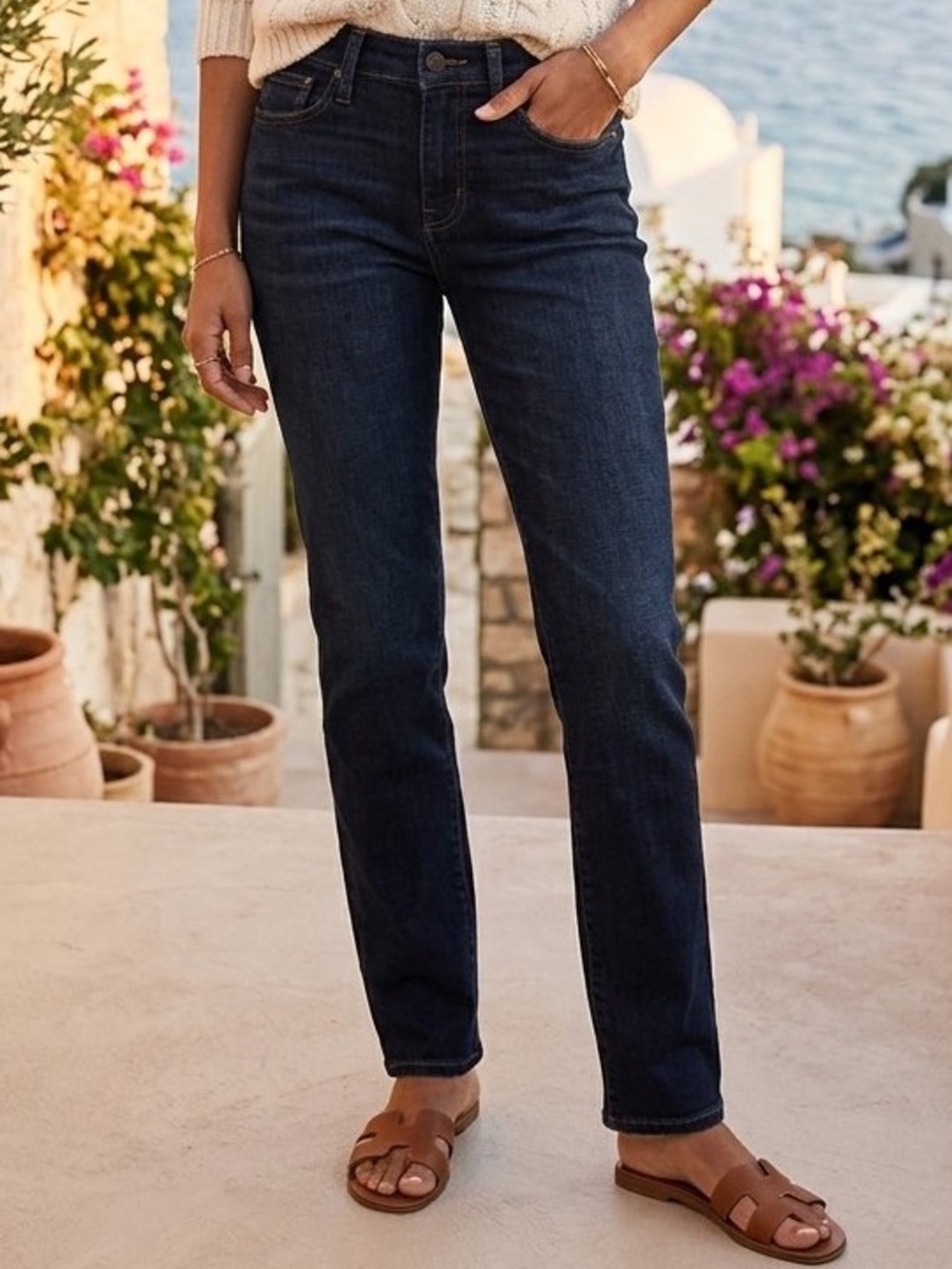 Lucky Brand Jeans 221 Straight Leg Dark Indigo Blue Wash denim Y2K 90s EUC